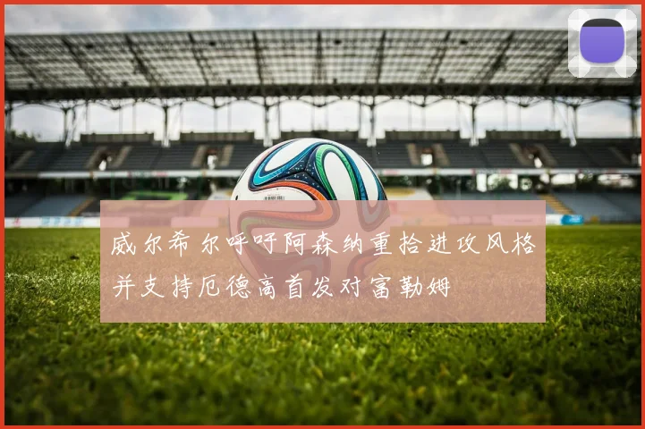 威尔希尔呼吁阿森纳重拾进攻风格并支持厄德高首发对富勒姆